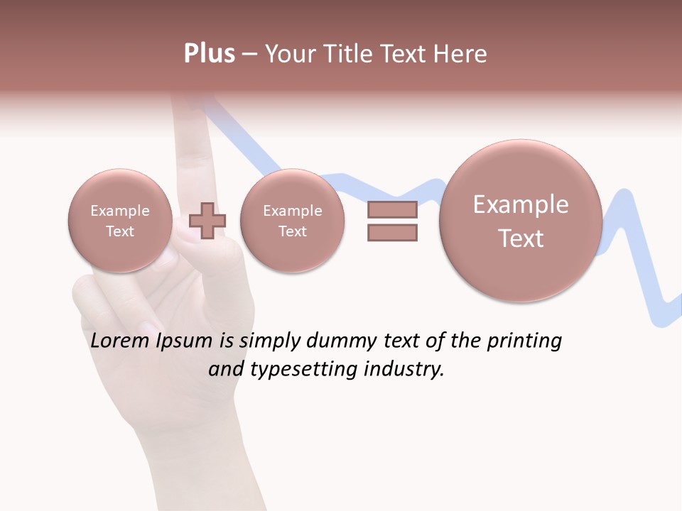 Column Space Chart PowerPoint Template