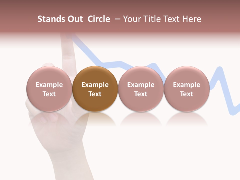 Column Space Chart PowerPoint Template