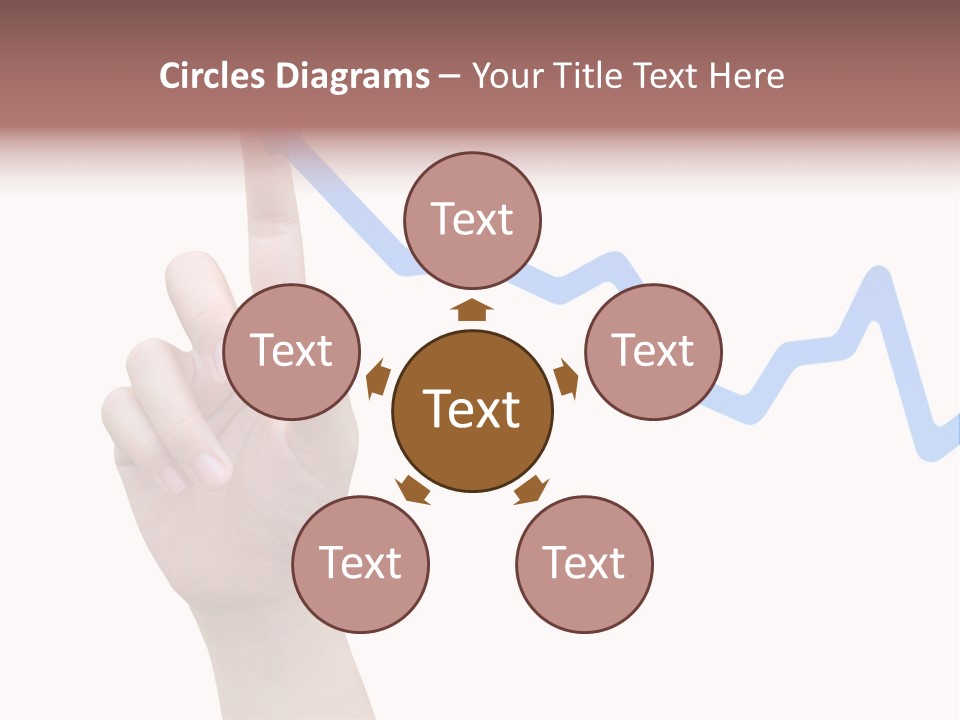 Column Space Chart PowerPoint Template