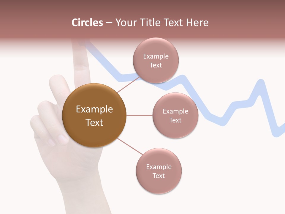Column Space Chart PowerPoint Template