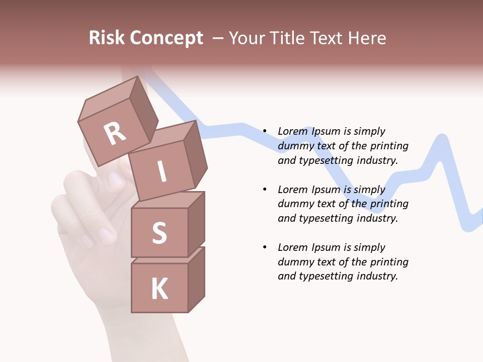 Column Space Chart PowerPoint Template