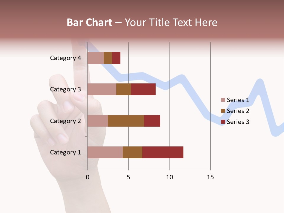 Column Space Chart PowerPoint Template