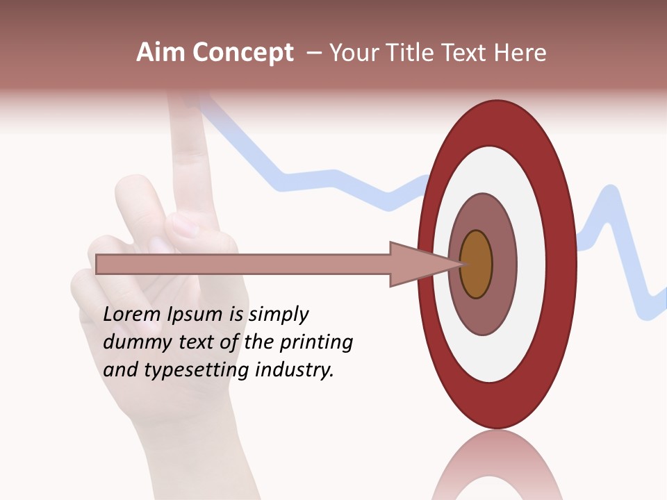 Column Space Chart PowerPoint Template