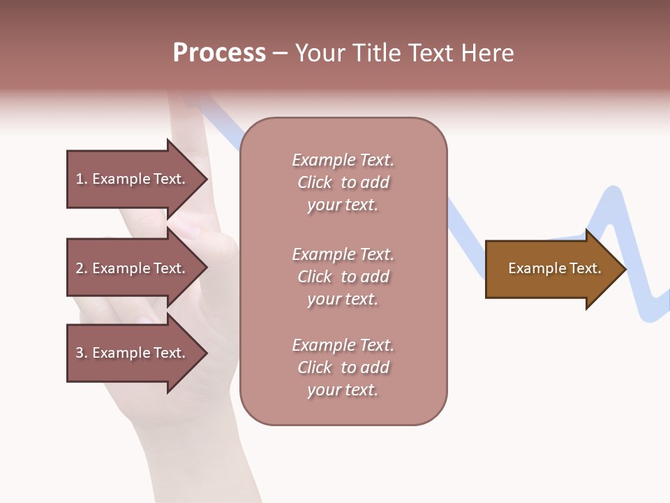 Column Space Chart PowerPoint Template