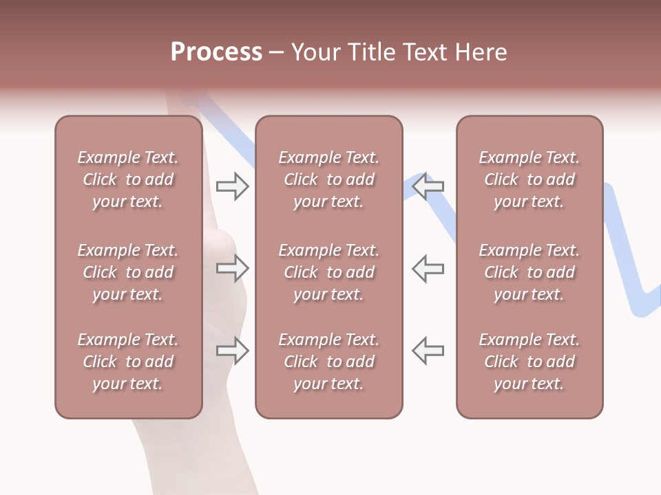 Column Space Chart PowerPoint Template