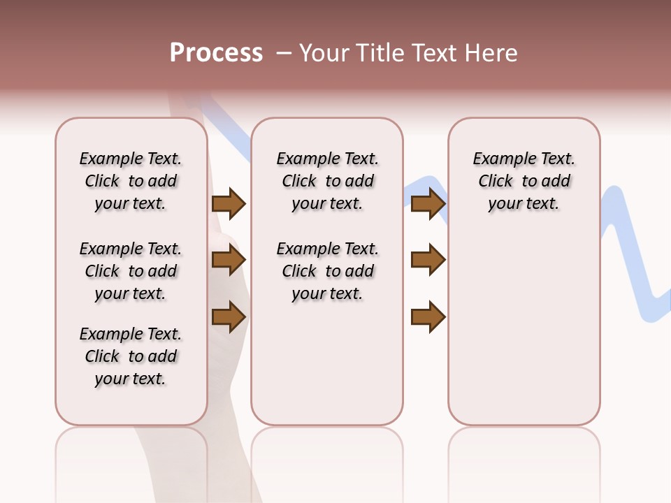 Column Space Chart PowerPoint Template