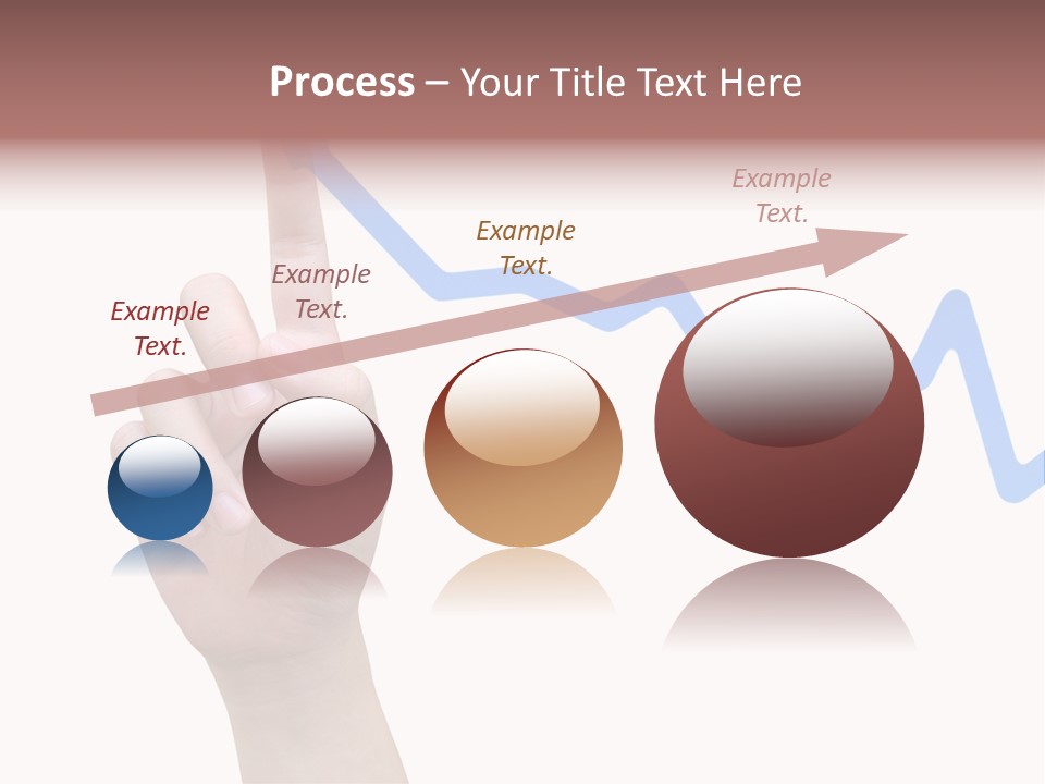 Column Space Chart PowerPoint Template