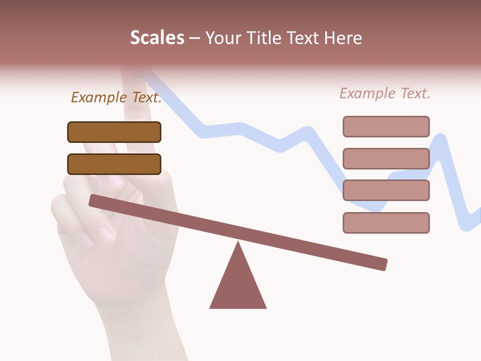 Column Space Chart PowerPoint Template