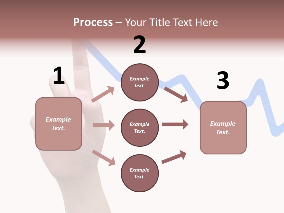 Column Space Chart PowerPoint Template