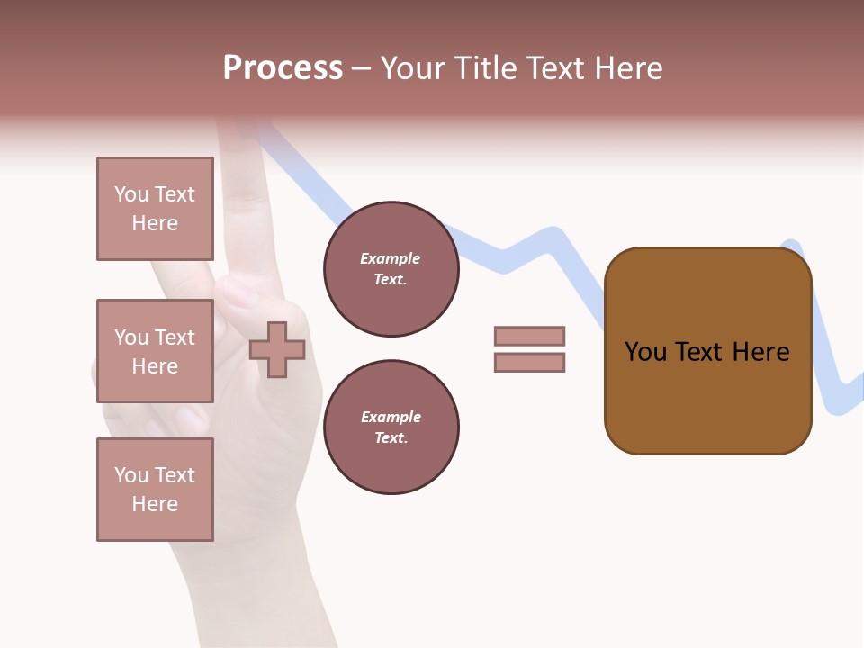 Column Space Chart PowerPoint Template
