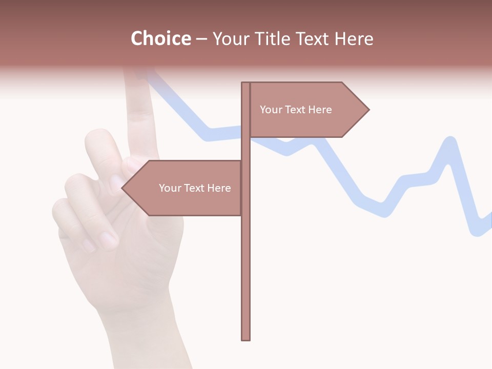 Column Space Chart PowerPoint Template