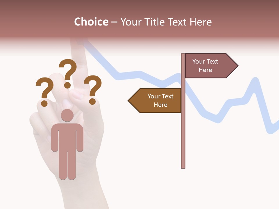 Column Space Chart PowerPoint Template