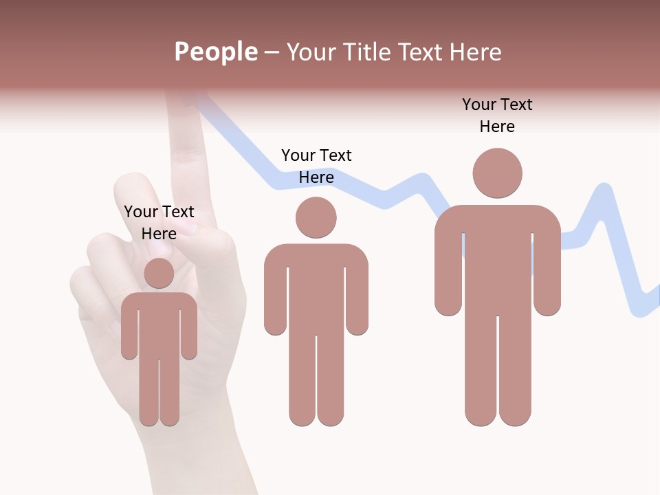 Column Space Chart PowerPoint Template