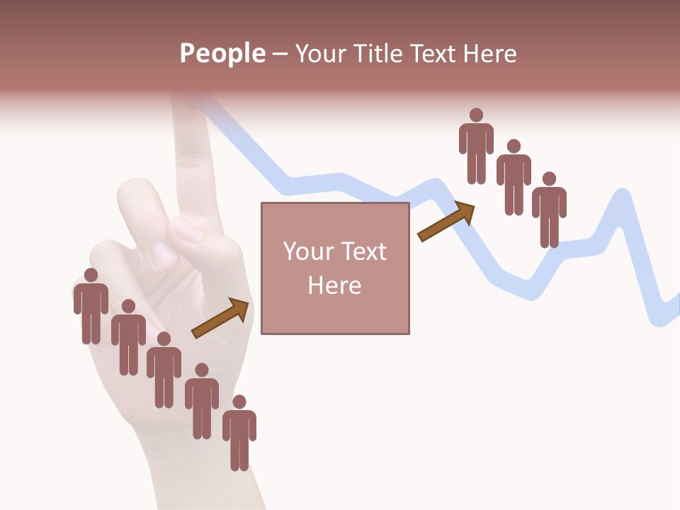 Column Space Chart PowerPoint Template