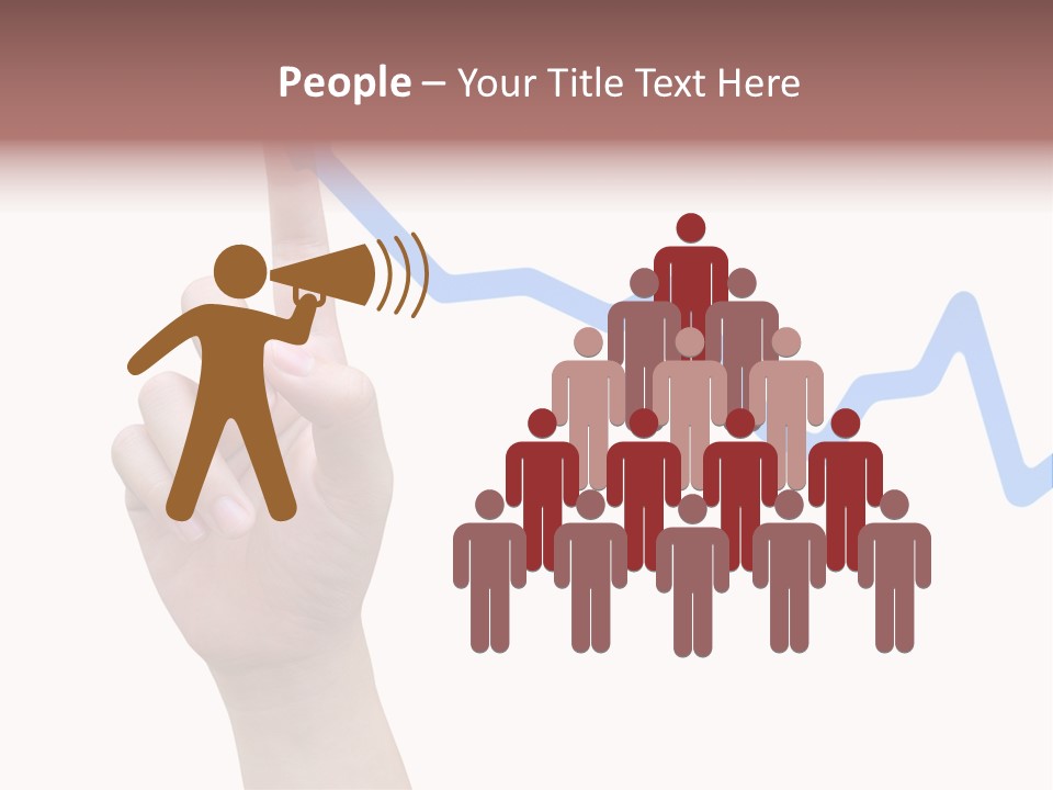 Column Space Chart PowerPoint Template