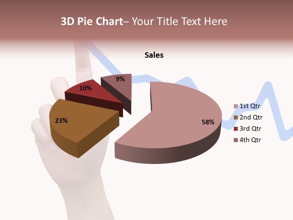 Column Space Chart PowerPoint Template