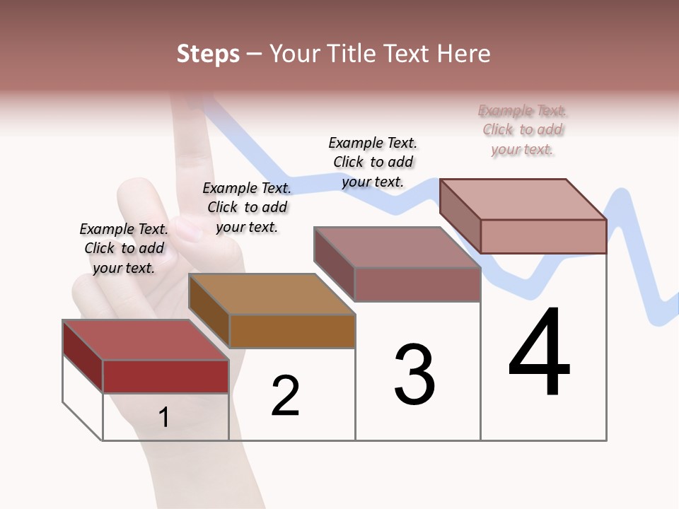 Column Space Chart PowerPoint Template