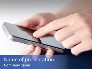 Social Computer Device PowerPoint Template