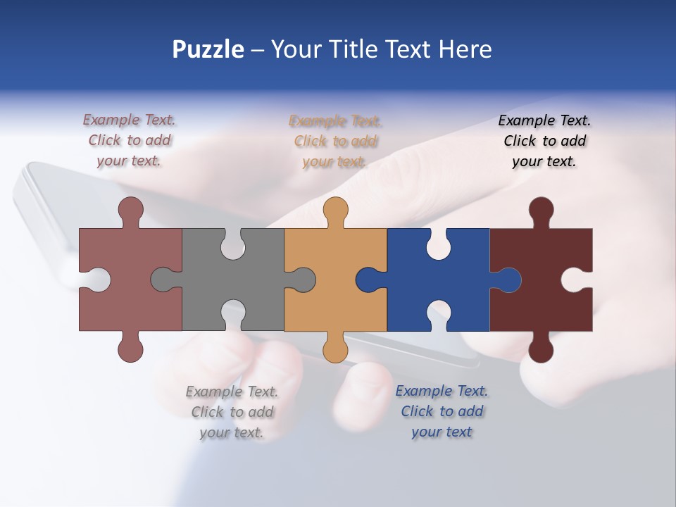 Social Computer Device PowerPoint Template