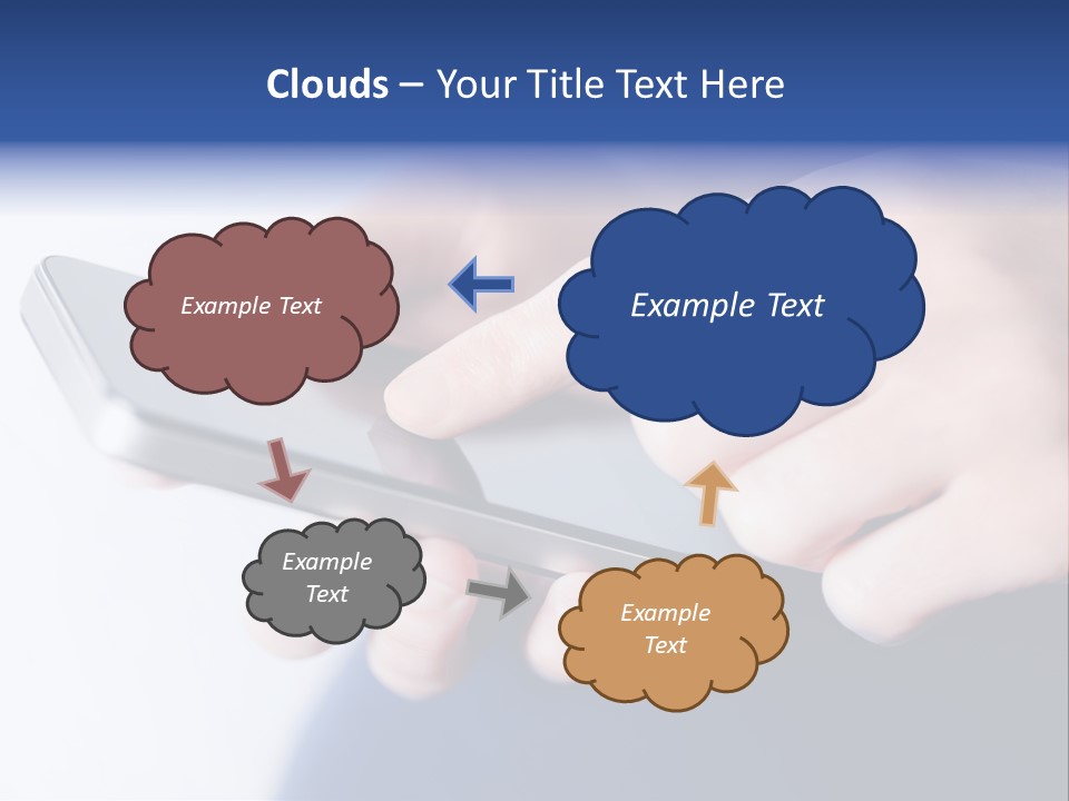 Social Computer Device PowerPoint Template