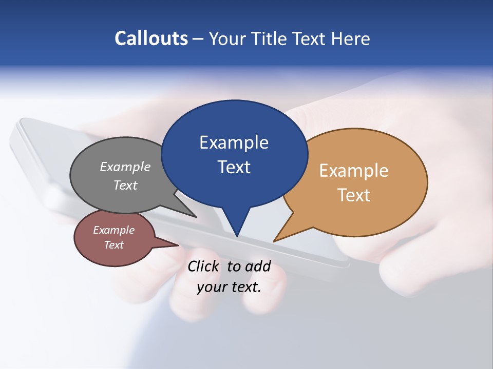 Social Computer Device PowerPoint Template