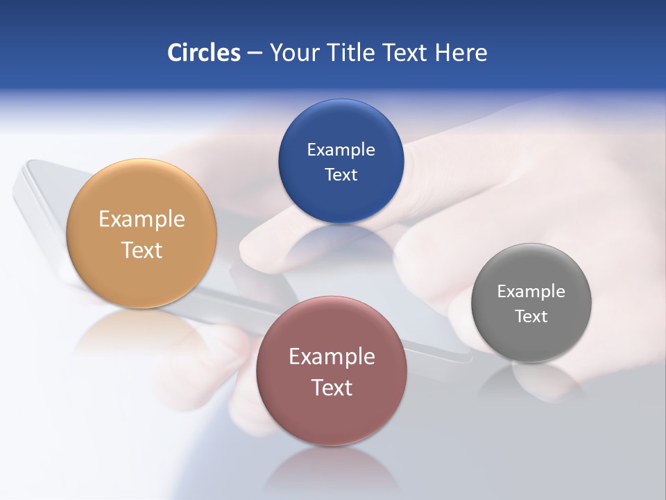 Social Computer Device PowerPoint Template