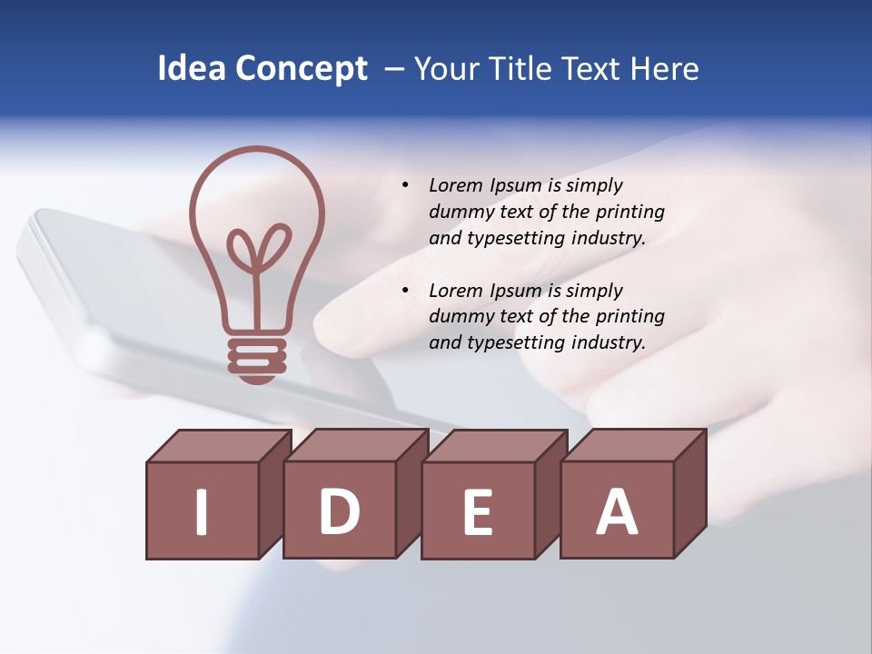 Social Computer Device PowerPoint Template
