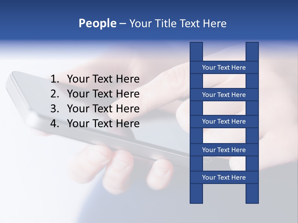 Social Computer Device PowerPoint Template