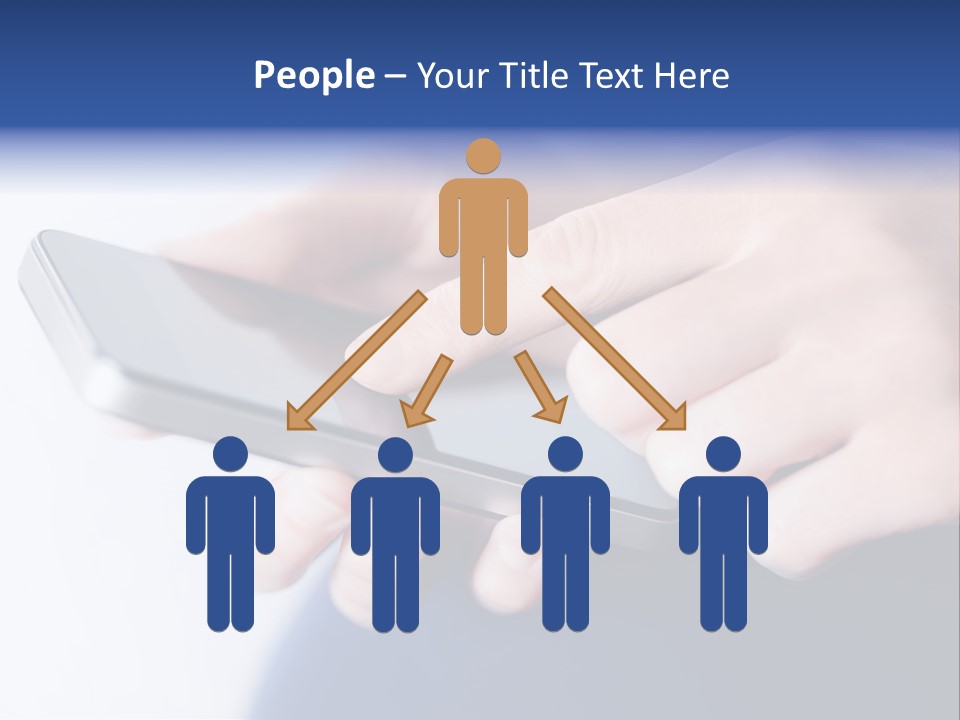 Social Computer Device PowerPoint Template