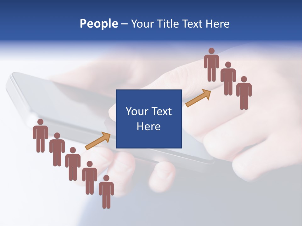Social Computer Device PowerPoint Template