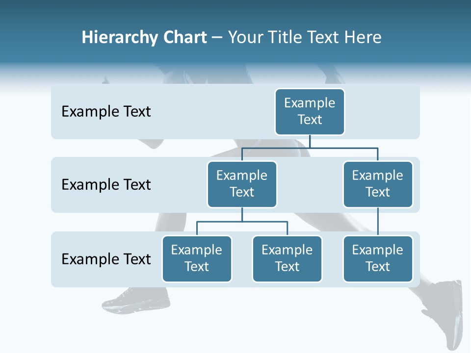 Girl Jogger Leap PowerPoint Template