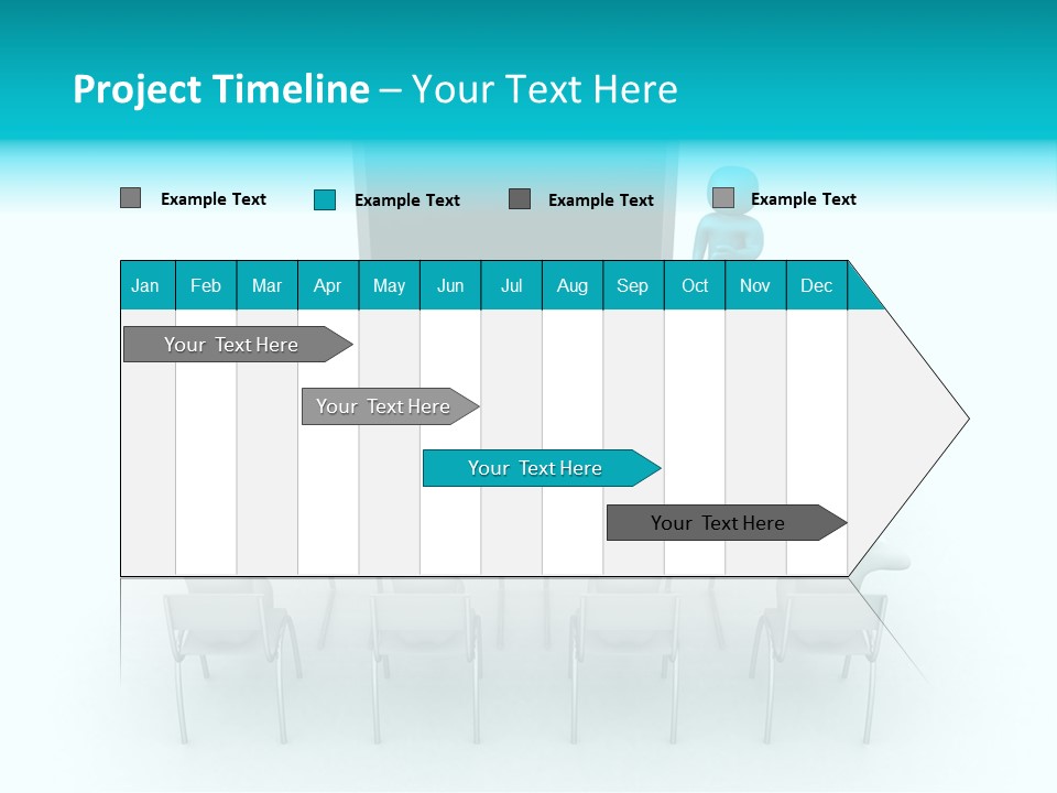 Blackboard People Studying PowerPoint Template