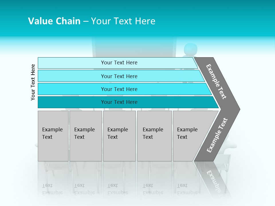 Blackboard People Studying PowerPoint Template