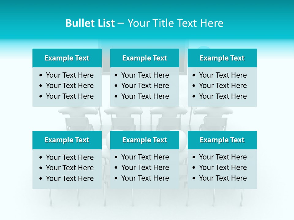 Blackboard People Studying PowerPoint Template