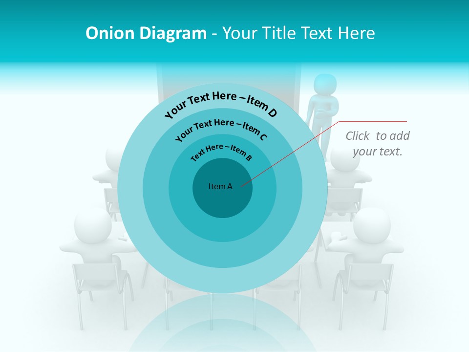 Blackboard People Studying PowerPoint Template