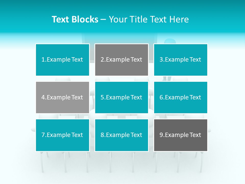 Blackboard People Studying PowerPoint Template
