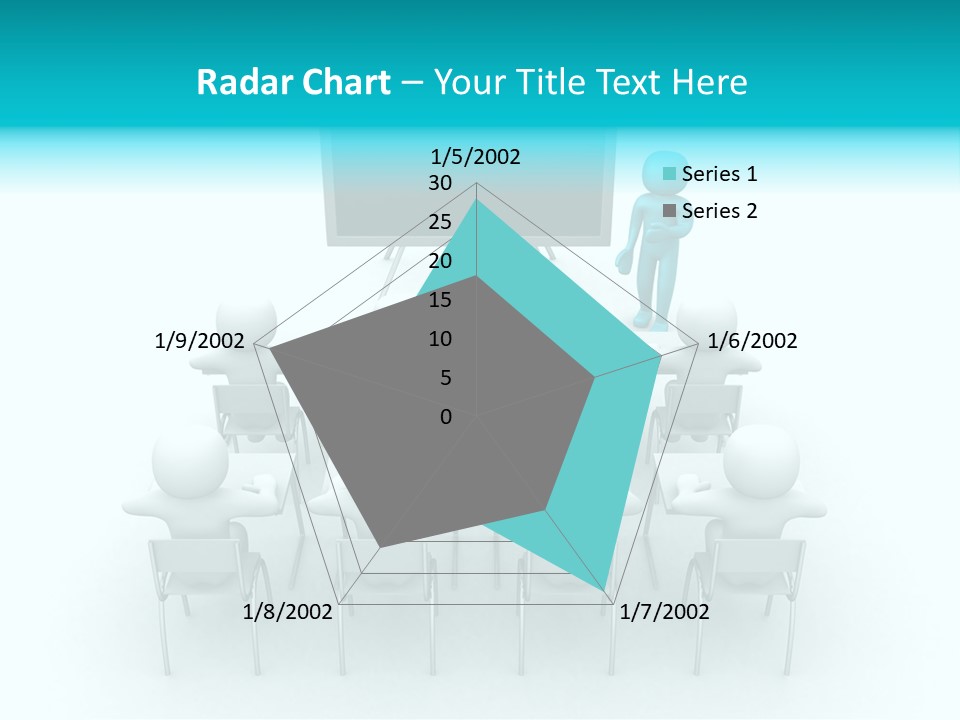 Blackboard People Studying PowerPoint Template