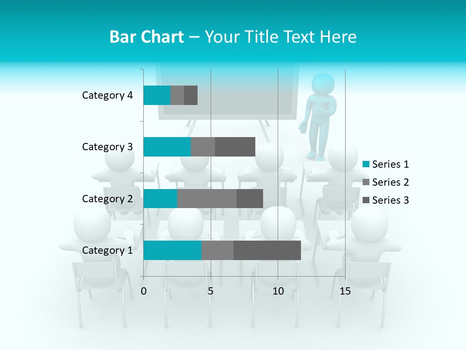Blackboard People Studying PowerPoint Template