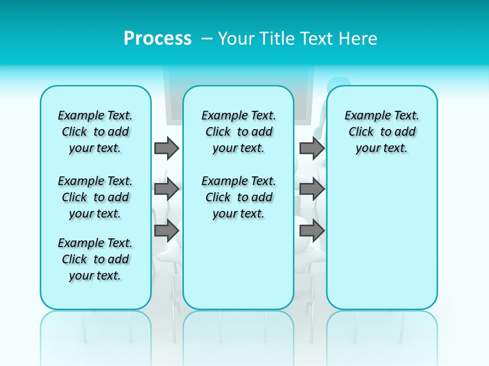 Blackboard People Studying PowerPoint Template