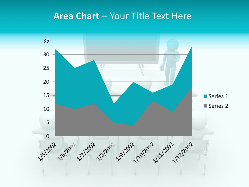 Blackboard People Studying PowerPoint Template