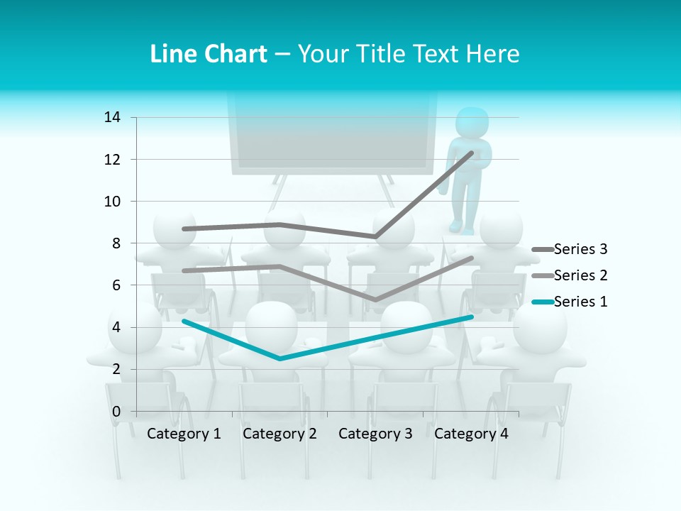 Blackboard People Studying PowerPoint Template