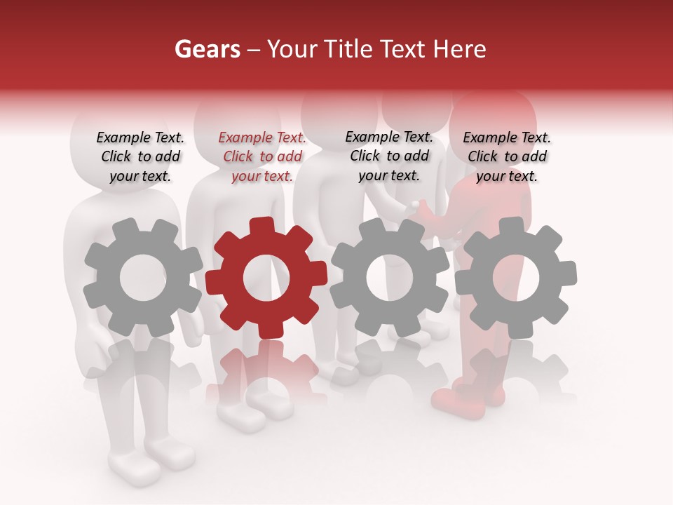 Gesture Meeting Collective PowerPoint Template