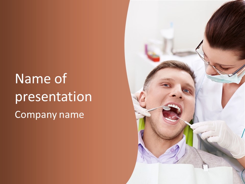 Patient Practitioner Equipment PowerPoint Template