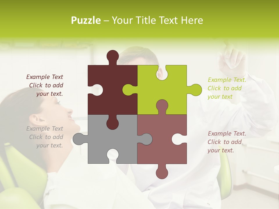 Clinic Visit Dentist PowerPoint Template