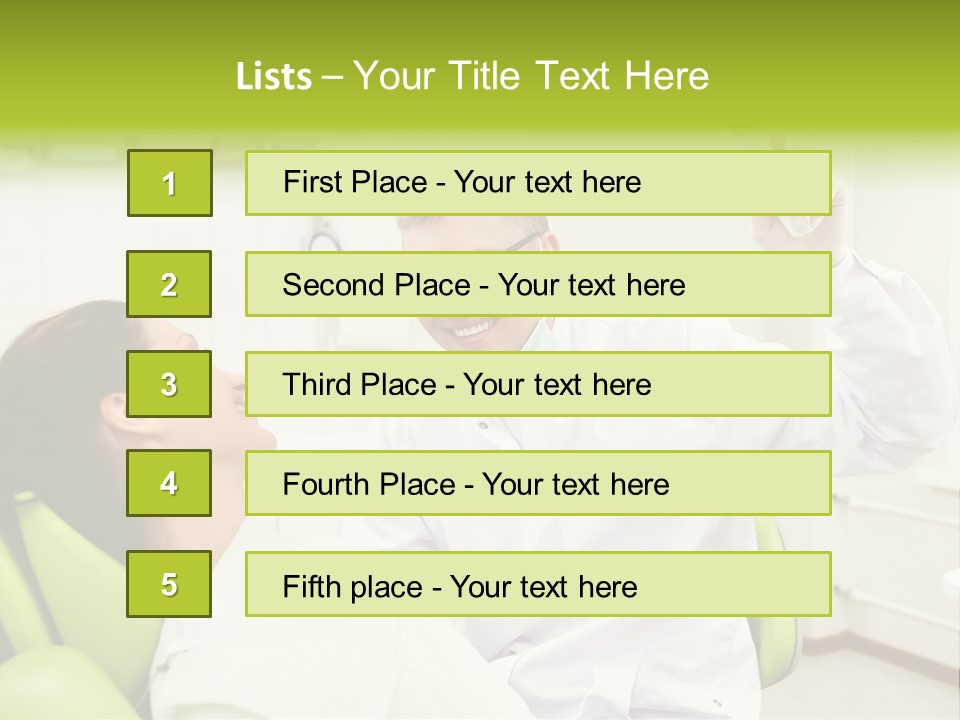 Clinic Visit Dentist PowerPoint Template