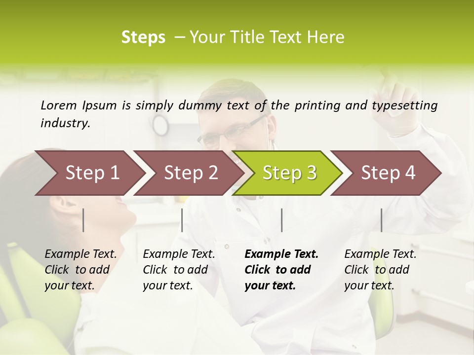 Clinic Visit Dentist PowerPoint Template