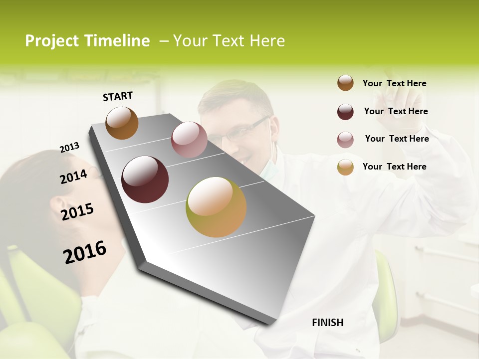 Clinic Visit Dentist PowerPoint Template