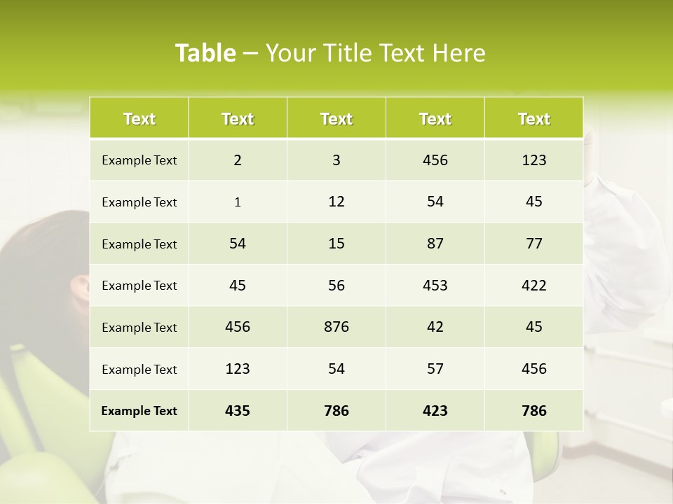 Clinic Visit Dentist PowerPoint Template
