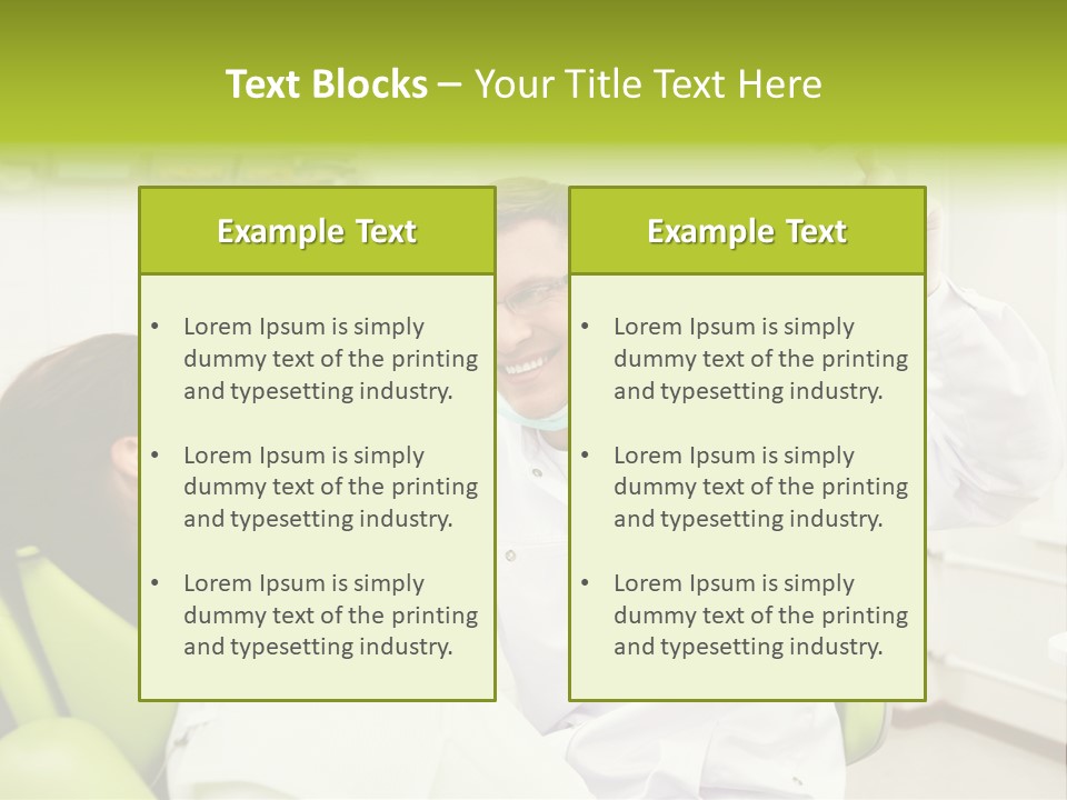 Clinic Visit Dentist PowerPoint Template