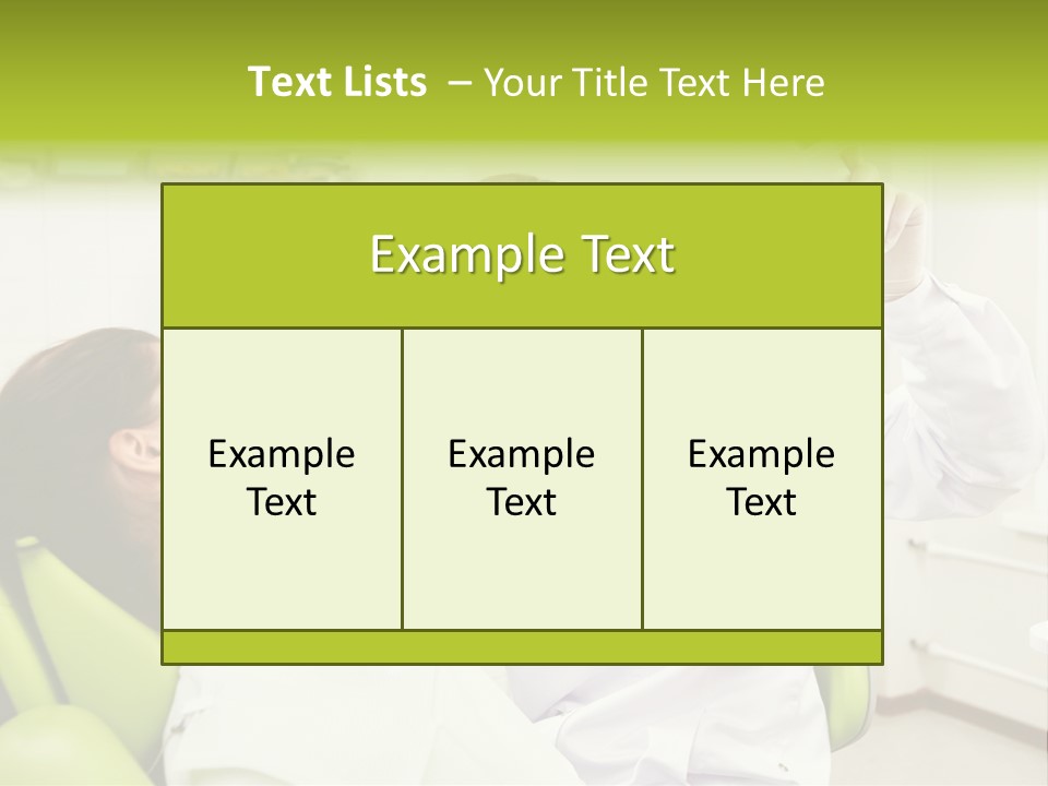 Clinic Visit Dentist PowerPoint Template